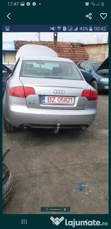 Dezmembrez Audi A 4 2000 TDI QUATTRO