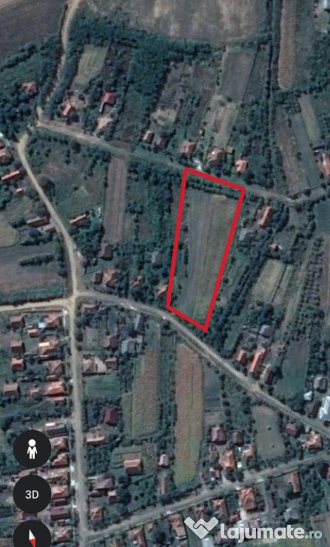 Teren pentru loc de casa 3756 mp, in Gerausa, 20 km de SM