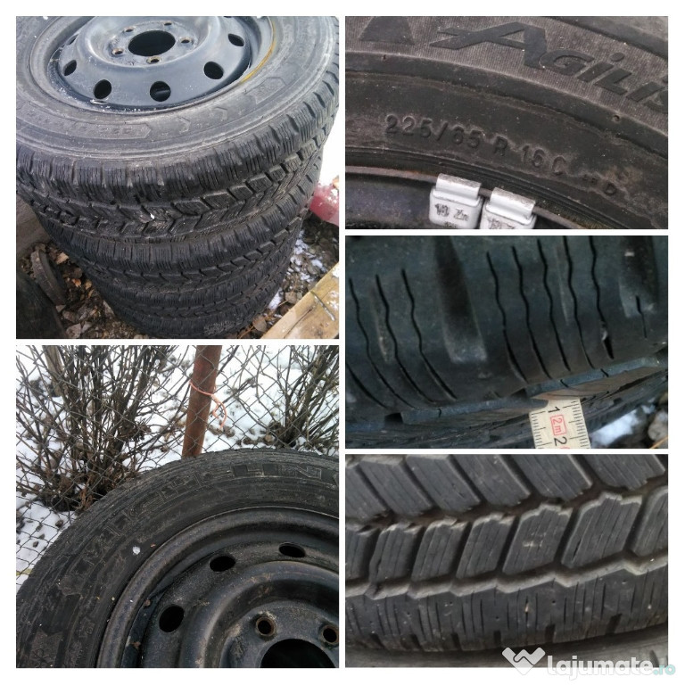 Cauciucuri Michelin cu jante de metal