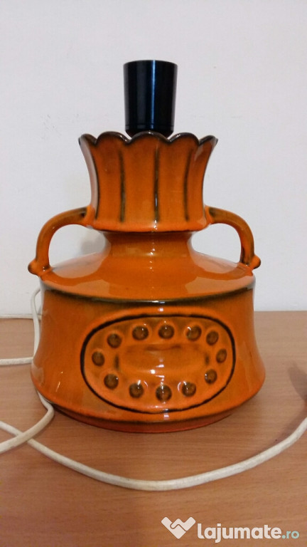 Lampă veioză ceramică vintage