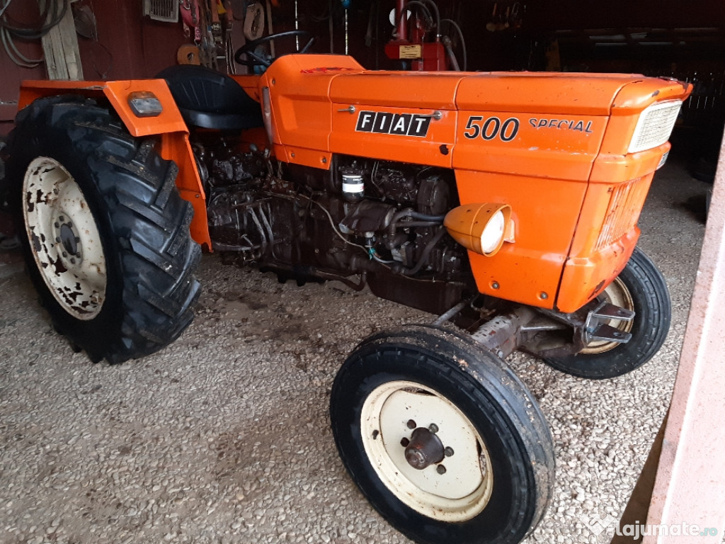 Tractor Fiat 500 Special, servo, 2 manete, dublu ambreiaj