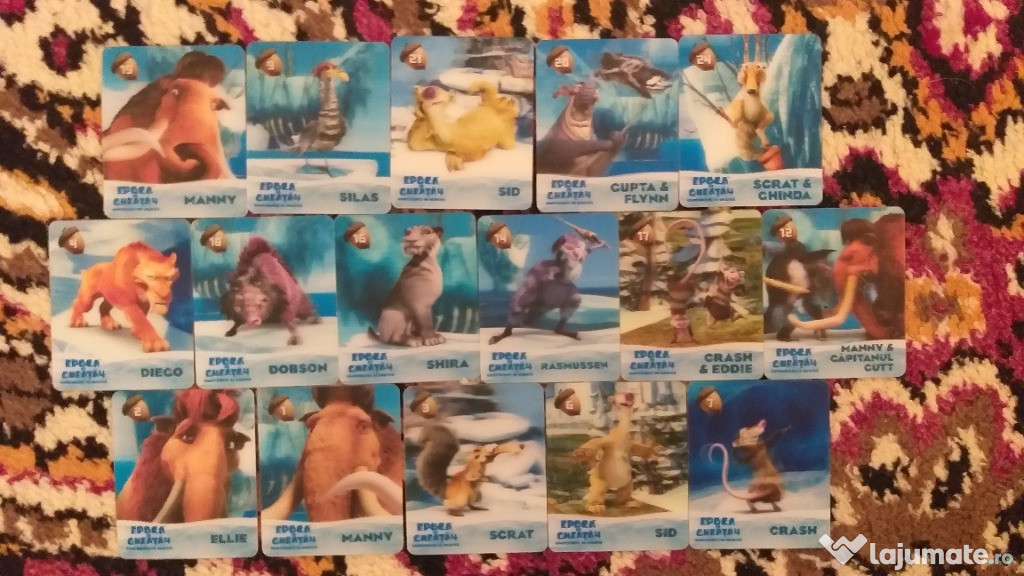 Cartonase Ice Age si Discuri Star Wars