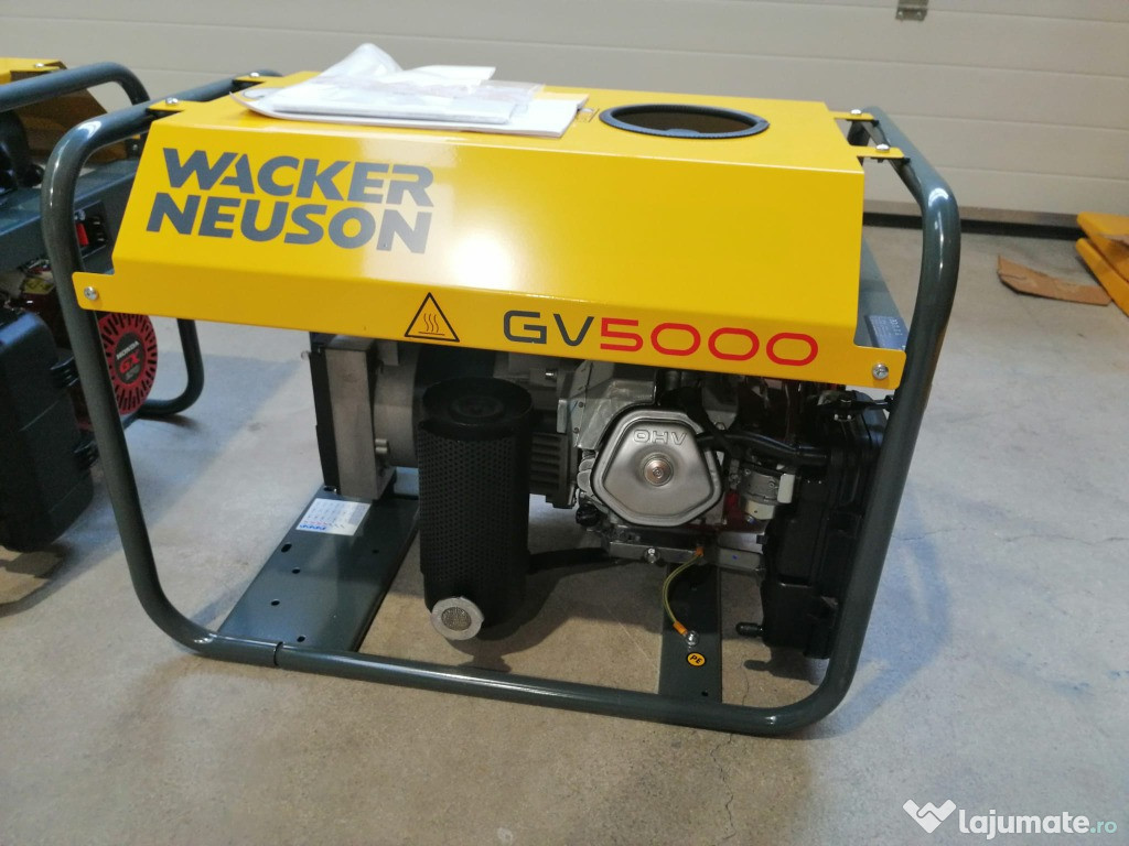 Generator curent pe benzina Wacker Neuson GV5000A, 3,9KW