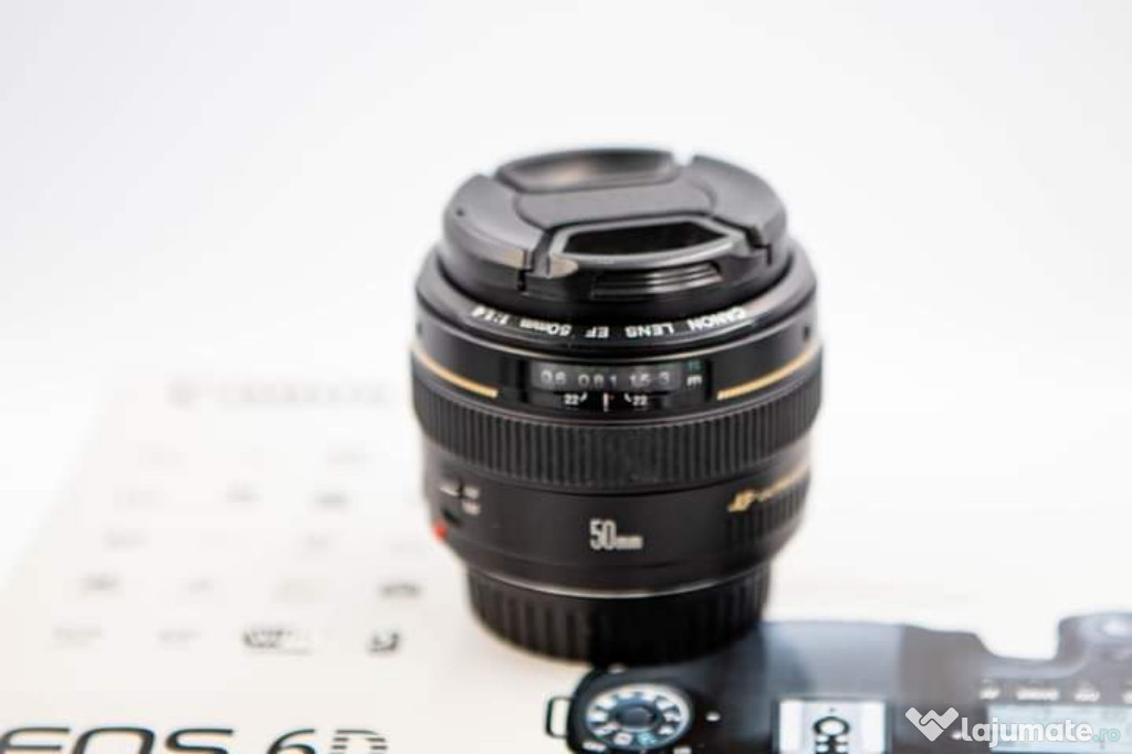 Obiectiv foto Canon 50mm f 1.4
