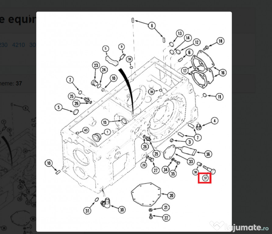 Surub OEM CNH 135925A1