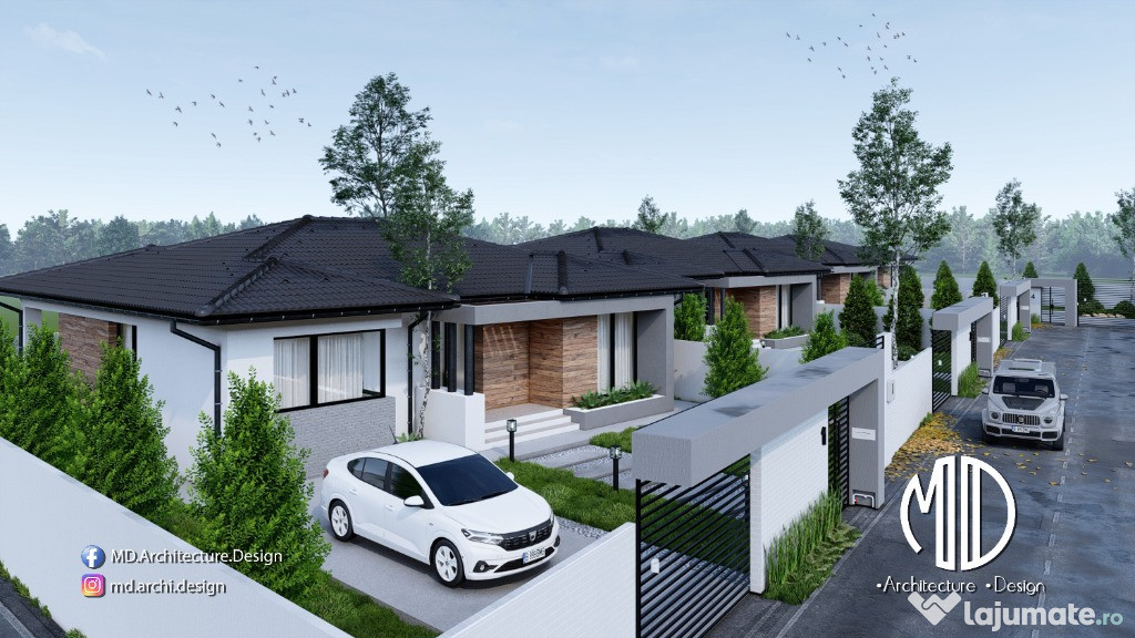 4 CASE NOI COMPLEX Rezidential in Curtea de Arges