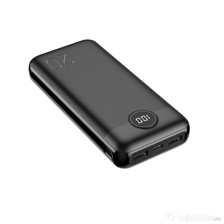 Power Bank Veger, 20000mAh, Display LED, Fast-Charge, c726