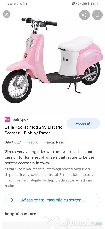 Mini scuter electric