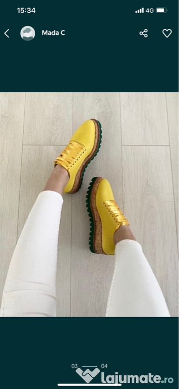 Pantofi casual piele naturala 100%