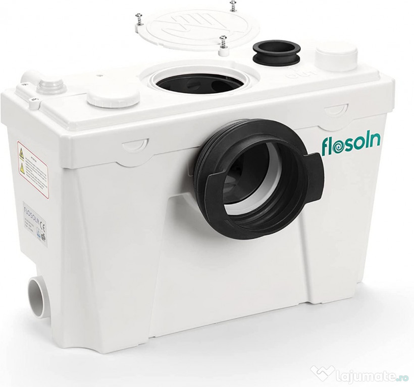 Pompa cu tocator si capac de inspectie, model Flosoln 500