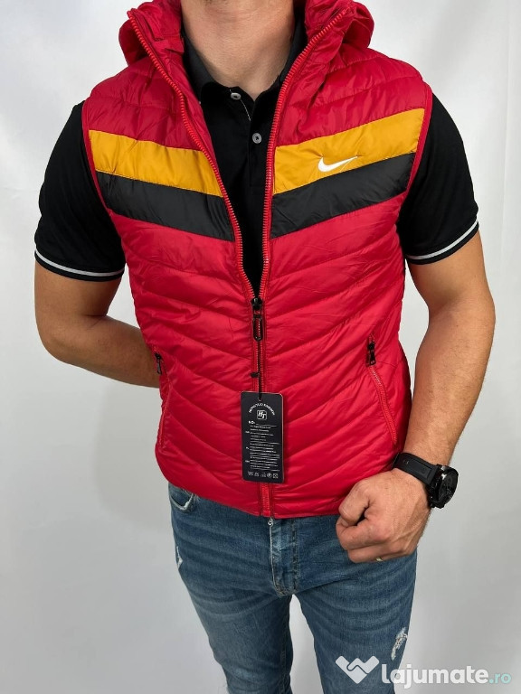 Veste din fâs cu gluga pentru bărbați