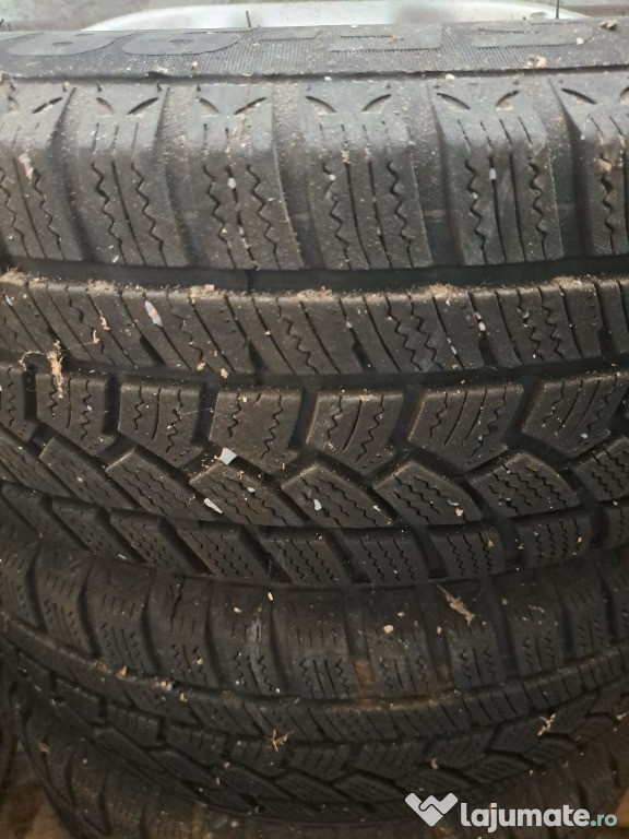 Jante 4x100 r 15 anvelope iarna 195/65r15