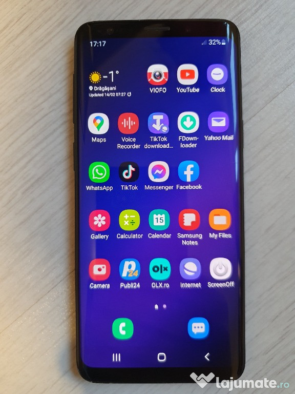 Samsung Galaxy S9-functioneaza perfect !
