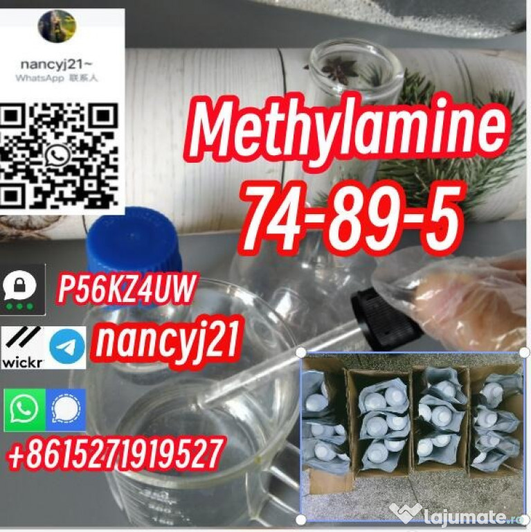 Methylamine 74-89-5 40% Solution in methanol large in stock