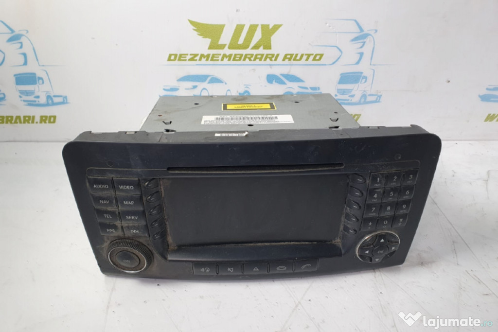 RADIO/CD/DVD/GPS modul casetofon unitate a1648202679 Mercedes-Benz GL-