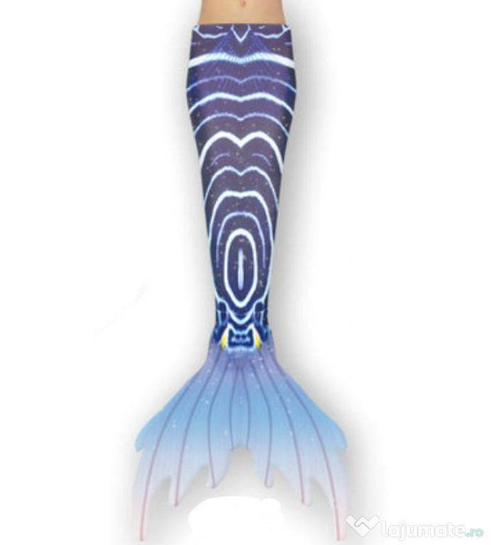 Costum Sirena Printesa Ariel THK, Albastru aquamarin 120 cm