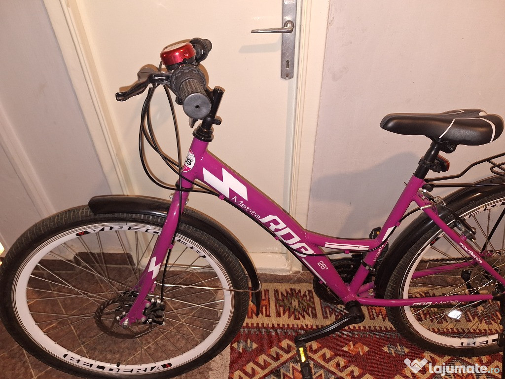 Bicicleta oras 26" RDB Matița, cadru otel 15", frane Disc/V-Brake, 21
