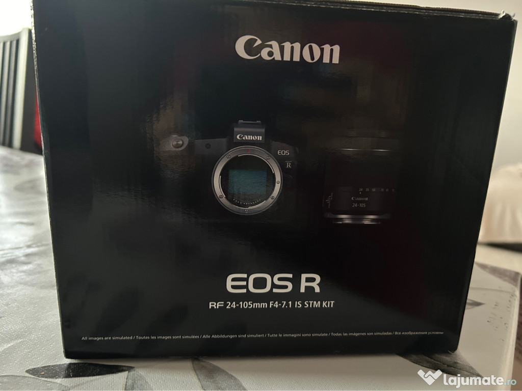 Canon EOS R Aparat Foto Kit cu Obiectiv RF 24-105mm
