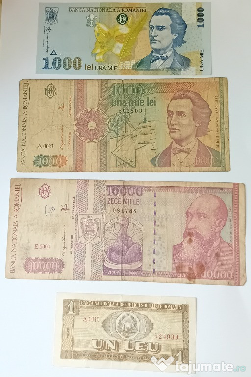 Bancnote și monede vechi