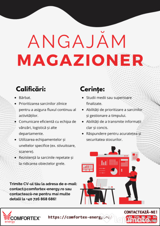 Magazioner (Logistică și Gestionare Stocuri):