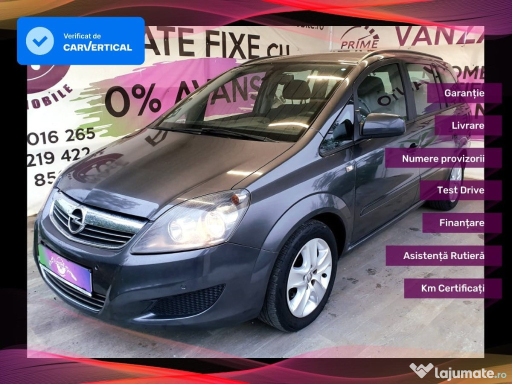 Opel Zafira Enjoy 7 Locuri/Navigatie/Unic Proprietar/Benzina+Gaz GPL