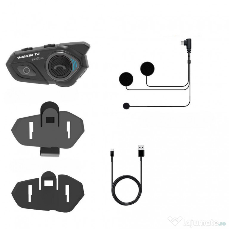 Sistem de comunicare moto Exaltus®, cu Bluetooth 5.0