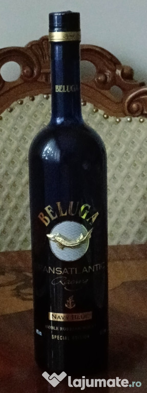 Vodca Beluga Transatlantic Navy Blue 0.7L, Alcool 40% vodka