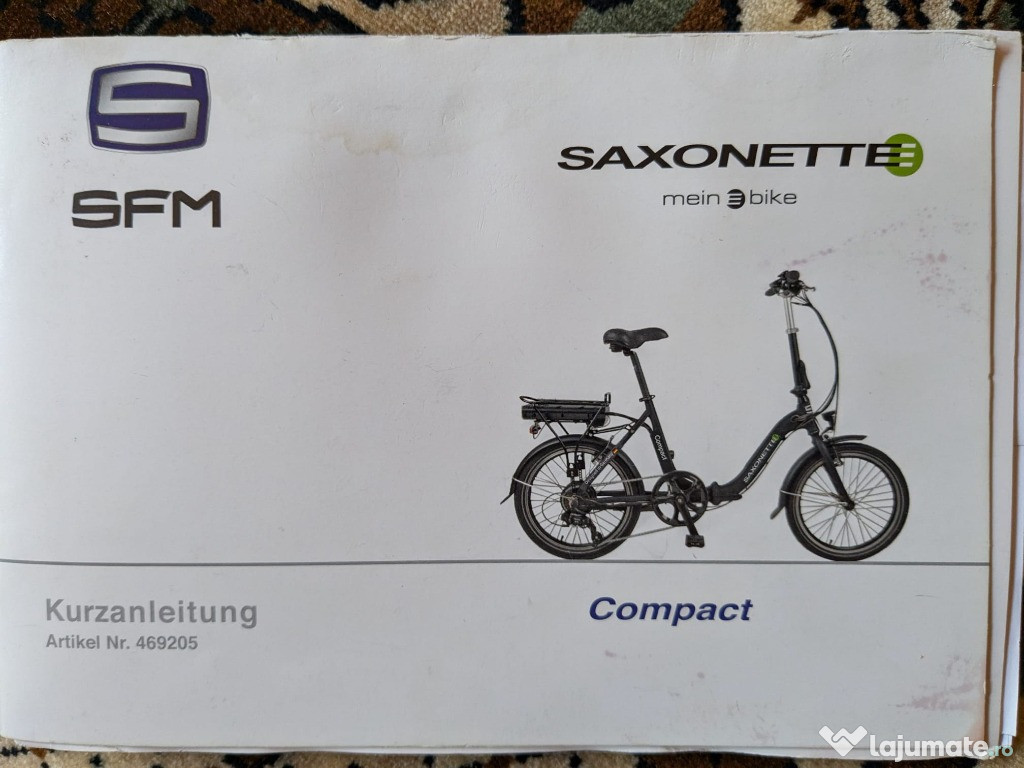 Vand bicicleta electrica pliabila Saxonette Compact