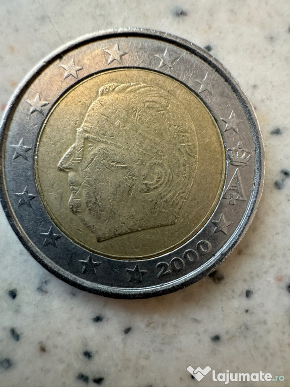 Monedă rară 2000 Germania 2 euro litera