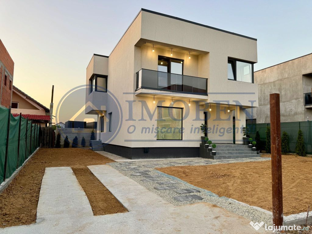 Casa 4 Dormitoare-Living-Bucatarie-2 Bai-169mp-Teren 410-...