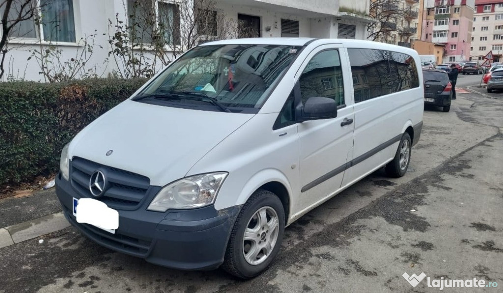 Mercedes Vito 113CDI, 2012,alb,E5, automat, 9 locuri, AC, lung