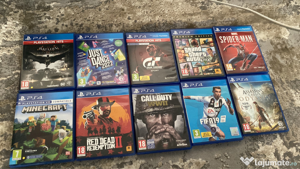 Vând ps4 slim cu cablu de alimentare