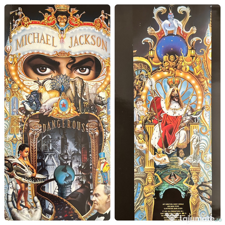 Set Vinyl Michael Jackson Sony 1991 nou