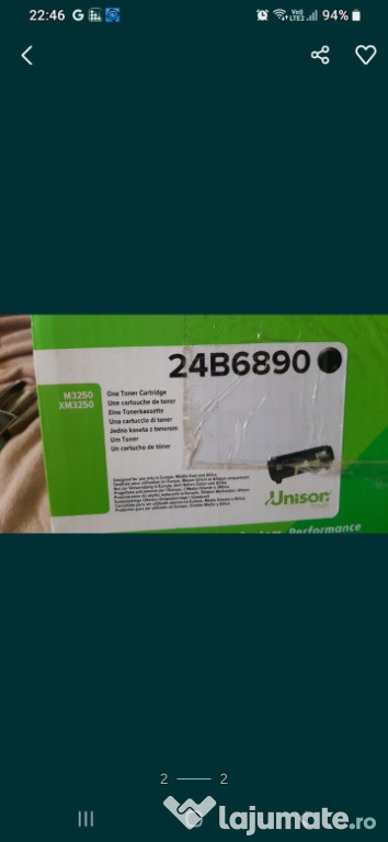 Toner lexmark 24b6890