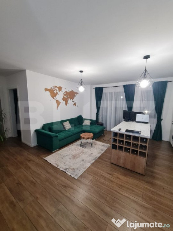 Apartament cu gradina, incalzire in pardoseala, parcare, zon