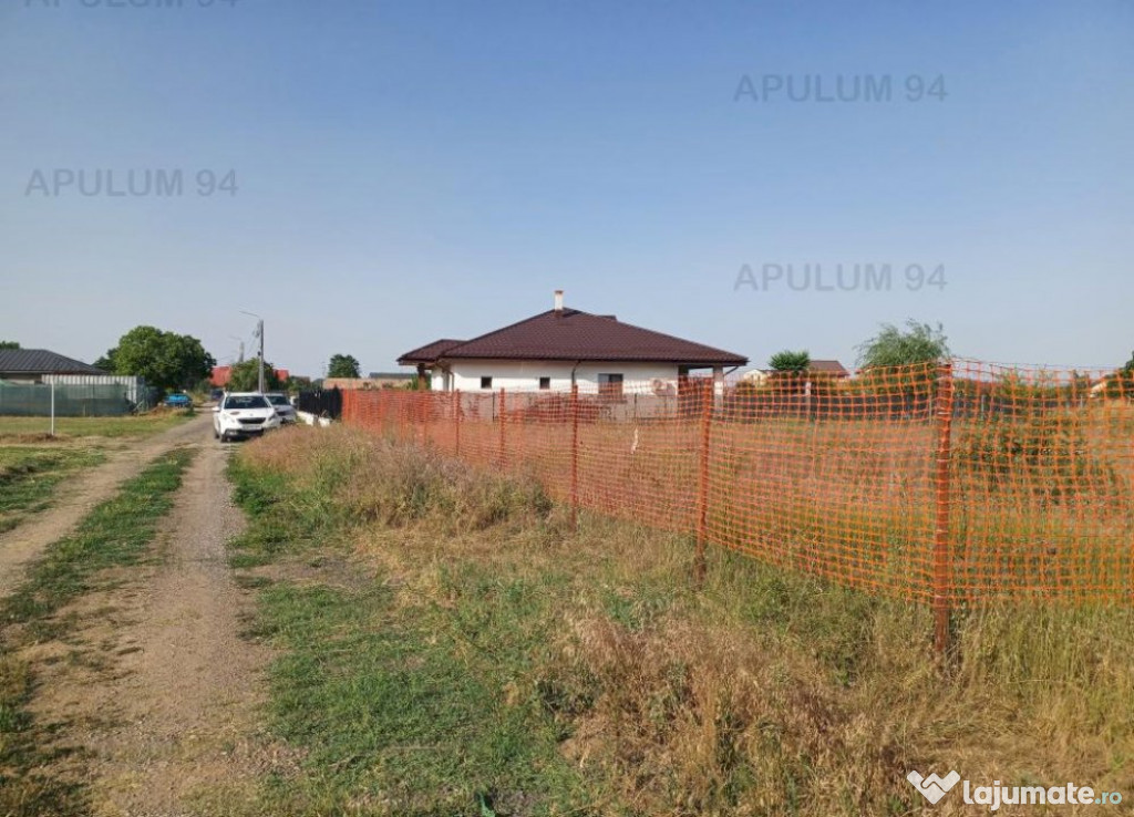 Săbăreni, teren intravilan construibil, cu utilităti in a