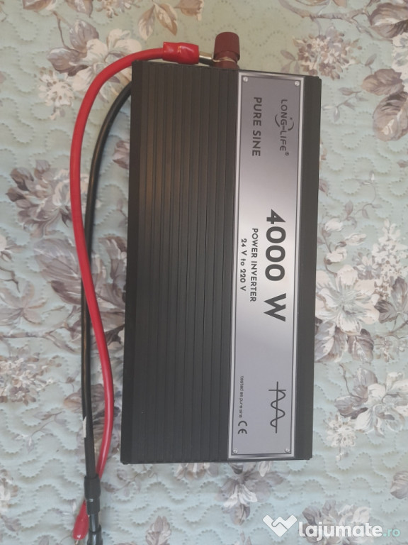 Vînd invertor sin.pur24v.4000w.