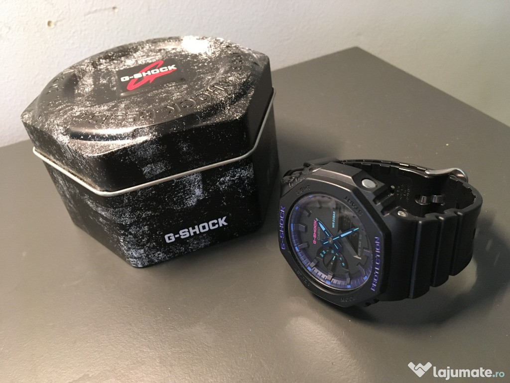 Casio g shock GA2100VB virtual blue