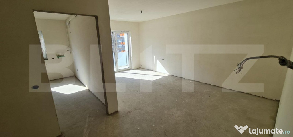 Apartament 2 camere, decomandat, 51.17 mp, CF, zona Terra