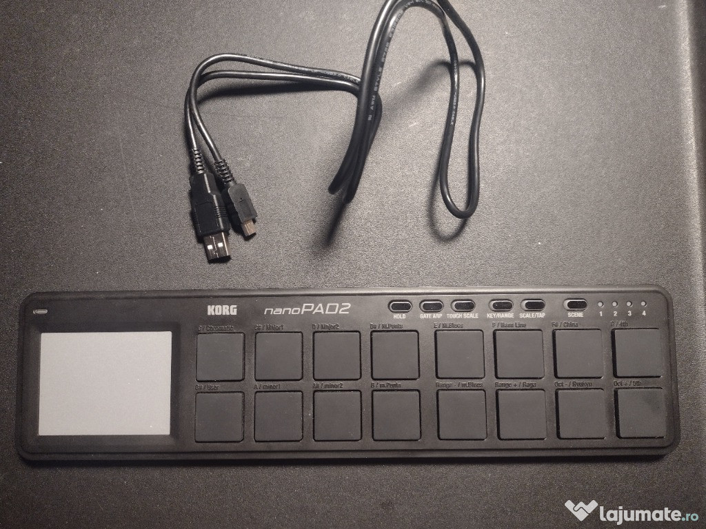 Controller MIDI Korg nanoPAD2 Black USOR negociabil