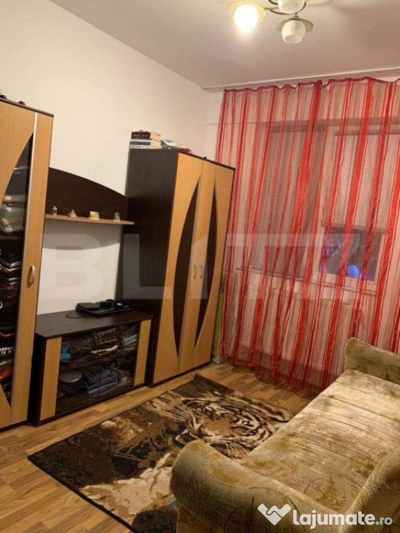 Apartament cu o camera, 27 mp, mobilat si utilat, loc de par