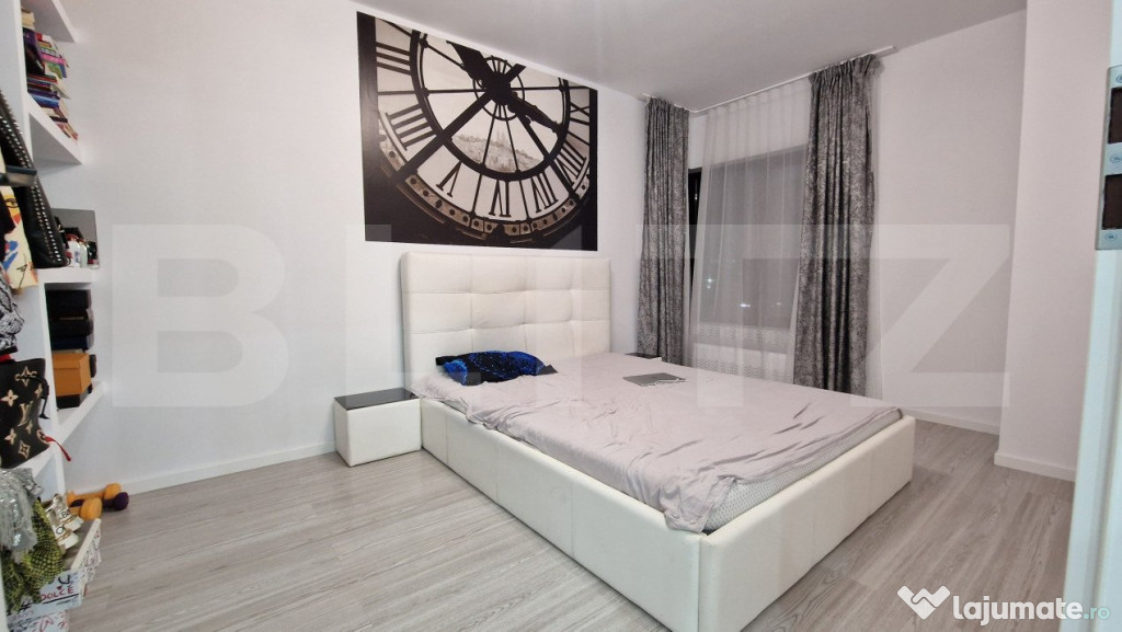 Apartament 2 camere, 52mp, mobilat modern, parcare, zona Tei