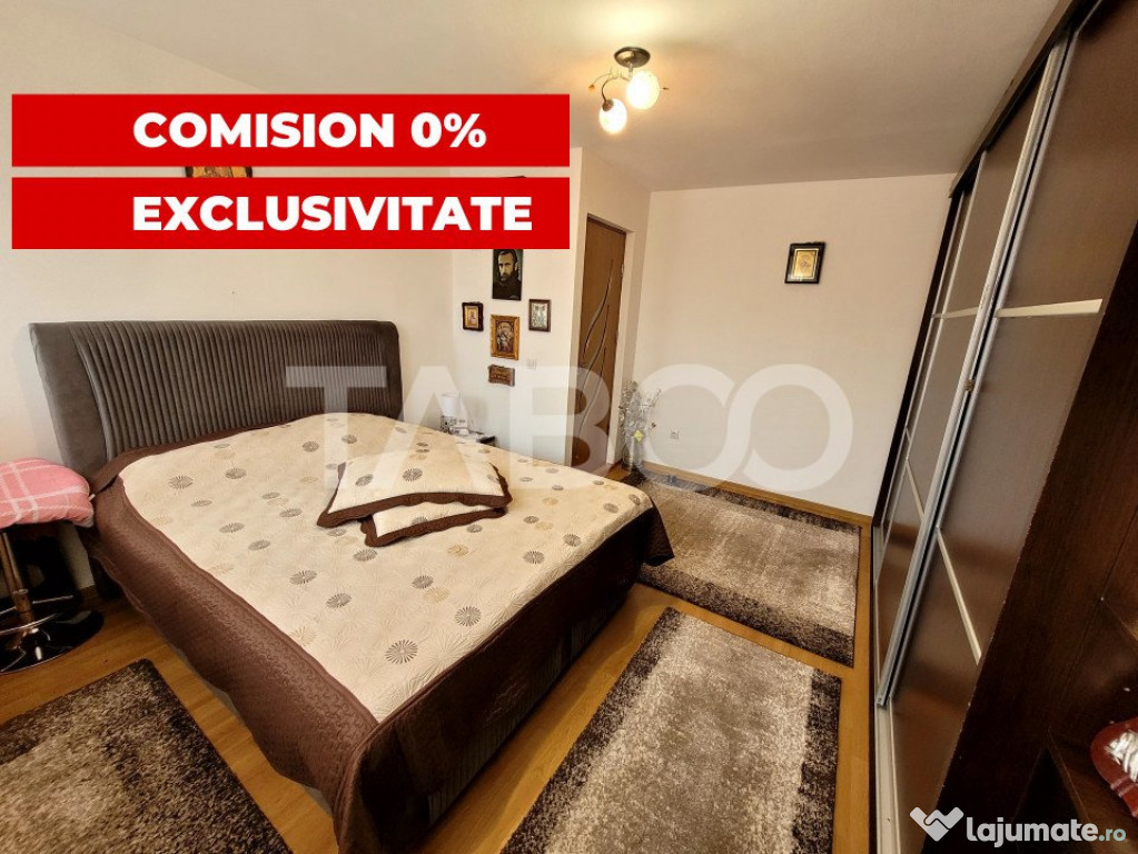 Apartament 2 camere etaj 2 mobilat si utilat in zona Trei St