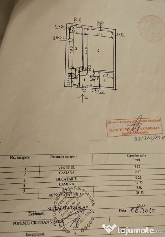 Garsoniera la 5 minute de metrou Crangasi