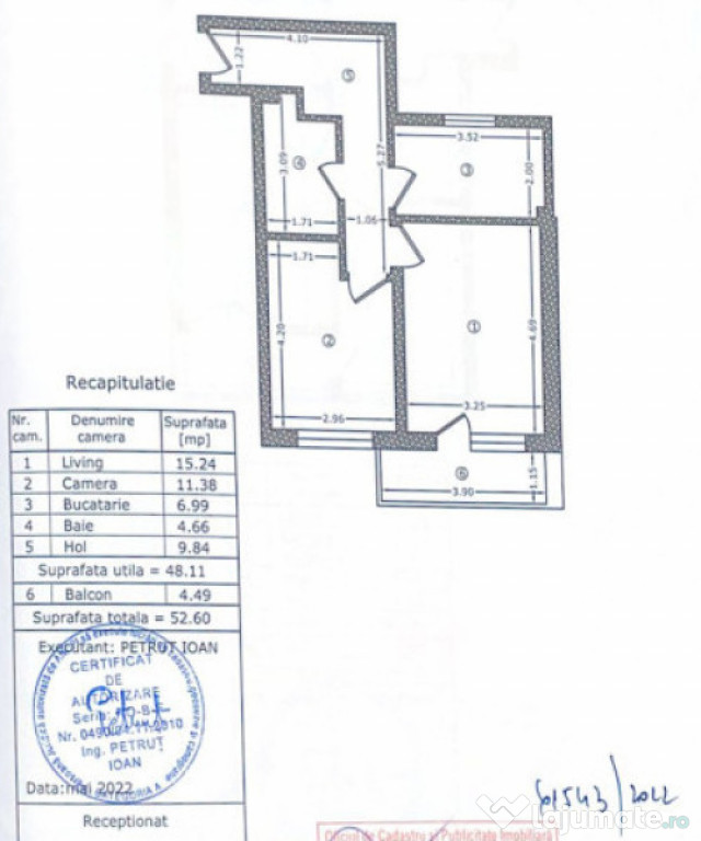 Apartament 2 camere in Bloc Nou