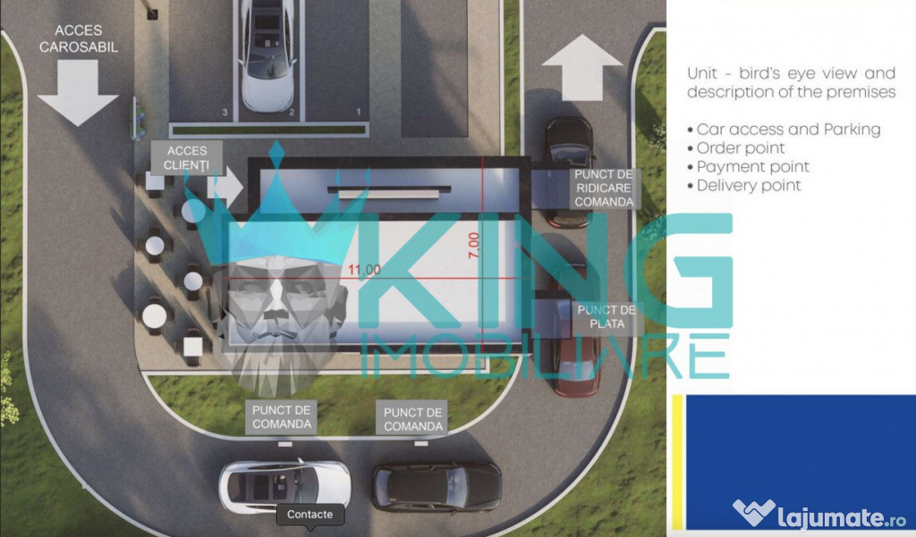 Spațiu Comercial Drive-in I Otopeni DN1 I 85,75mp I Finaliz