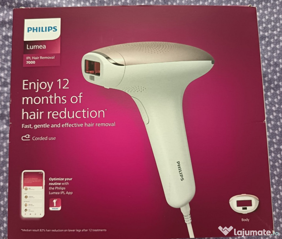 Vând epilator cu laser Philips Lumea 7000