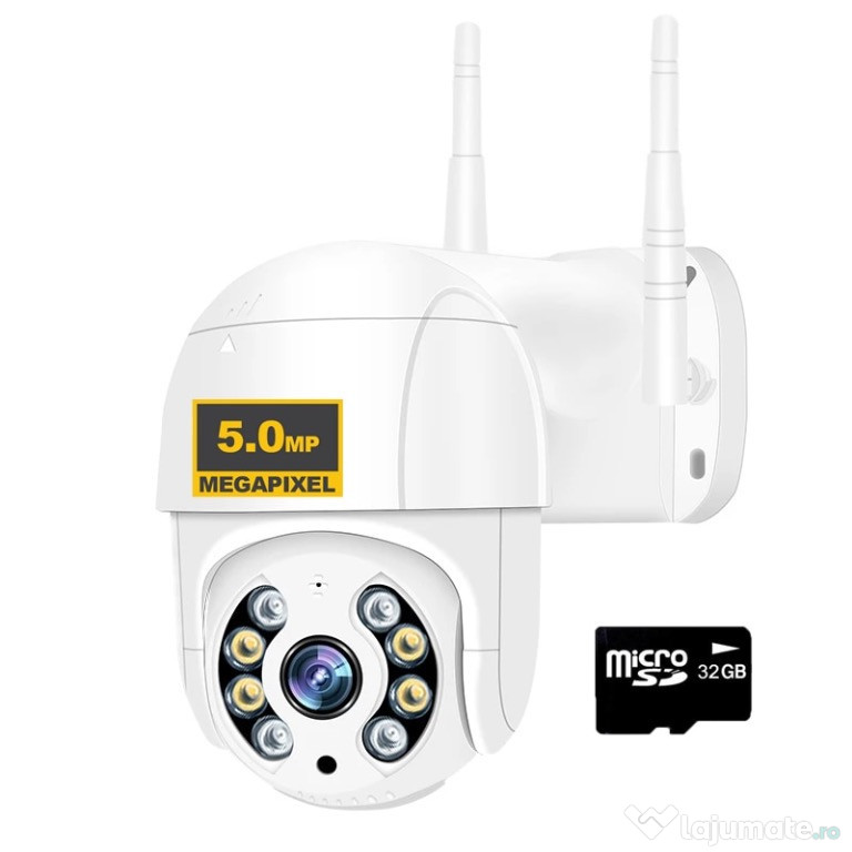 Camera de supraveghere WIFI Loosafe® Pro+, 5MP, ext/int UHD 4K