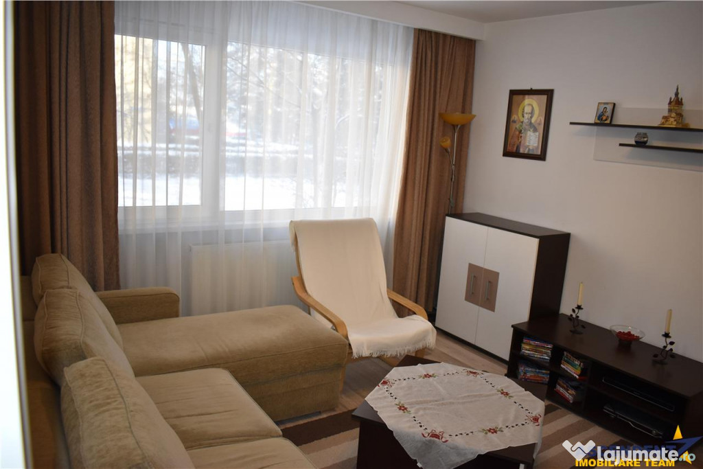 Apartament cu doua camere de inchiriat, mobilat si utilat, A