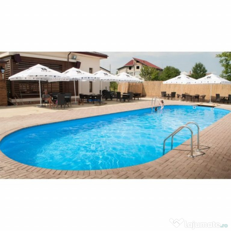 VAND Piscina otel galvanizat, set complet